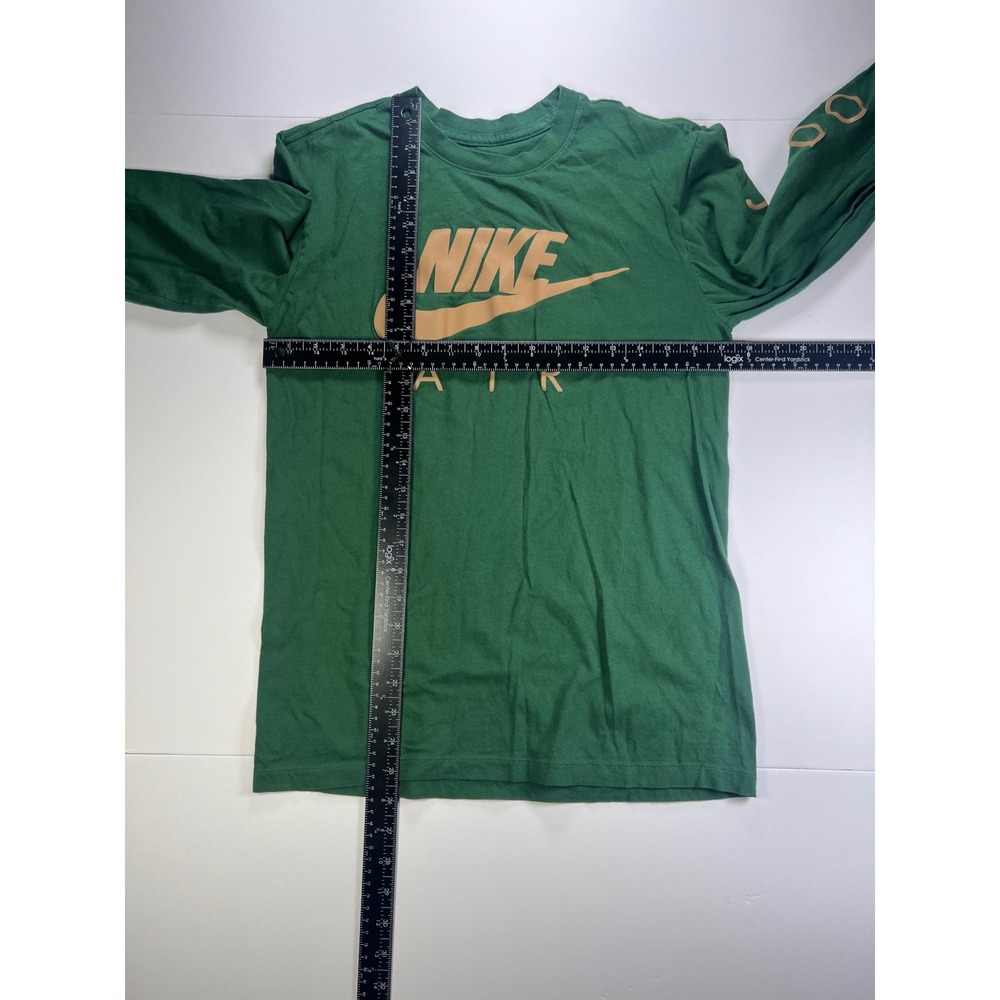 Nike Long Sleeve T-Shirt Mens Small Green Nike‎ Air Just Do It Graphic Tee - Picture 4 of 6